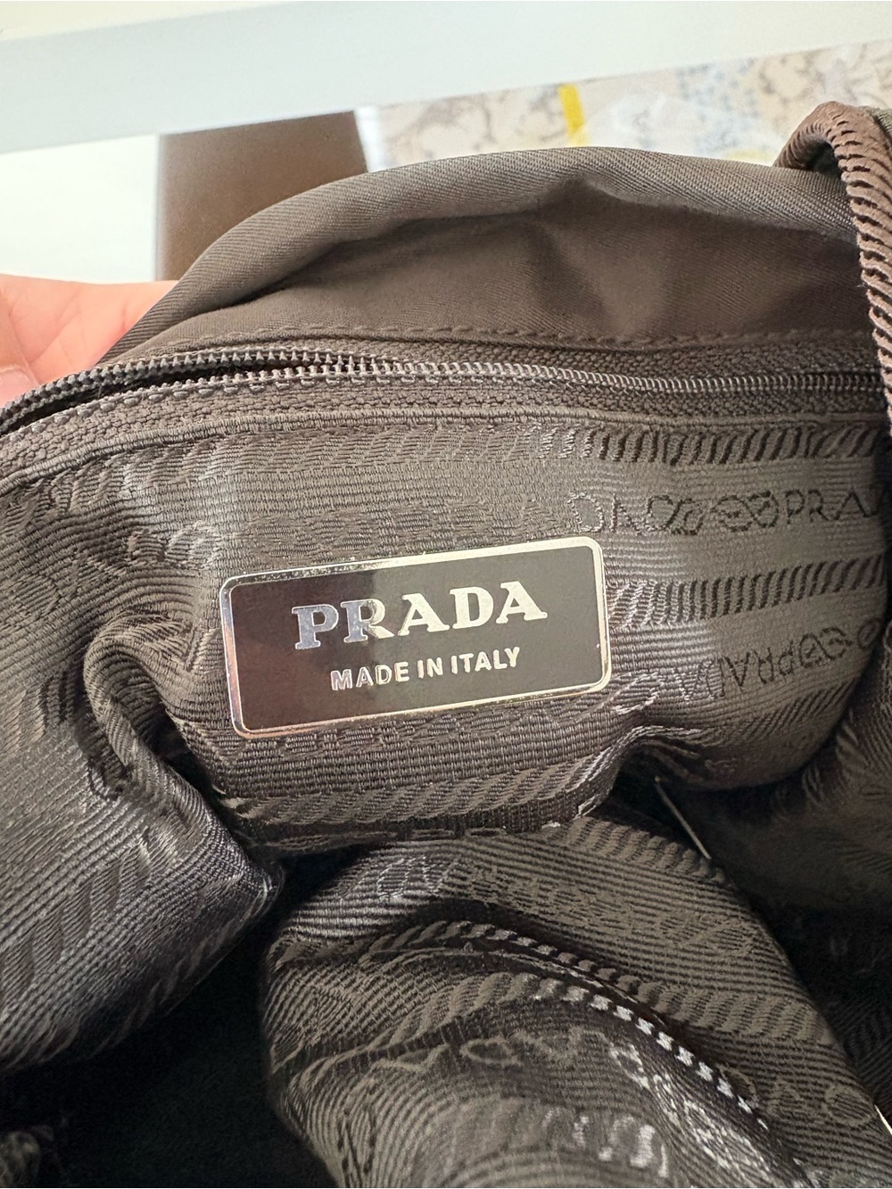 Prada Tessuto Nylon Tote – Brown - Picture 3 of 7
